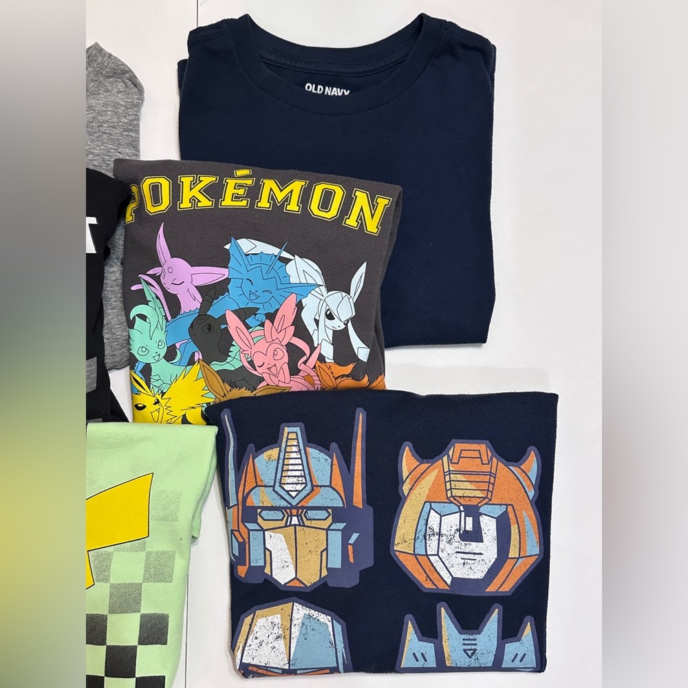 Bundle of 6 Boys T-Shirts - Picture 4 of 14